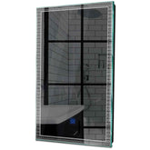 Specchio LED Verticale | Pulsante touch | Luce bianca fredda - Reyze Serie Official Modello 5